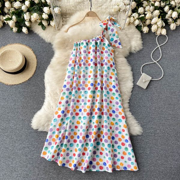 two piece dress 2021 summer women beach style colorful dot print bowtie strap short multi wear convertible bohemian holiday xjsj, White
two piece dress 2021 summer women beach style colorful dot print bowtie strap short multi wear convertible bohemian holiday xjsj, White