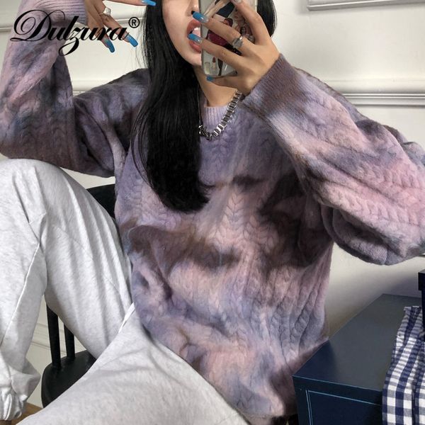 dulzura tie dye women sweater pullover long sleeve o neck loose oversized streetwear 2021 autumn winter clothes jumper, Black;white
dulzura tie dye women sweater pullover long sleeve o neck loose oversized streetwear 2021 autumn winter clothes jumper, Black;white