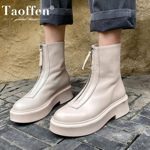 boots taoffen real leather women short zipper flat heel winter warm shoes fashion party office lady footwear size 33-40, Black
boots taoffen real leather women short zipper flat heel winter warm shoes fashion party office lady footwear size 33-40, Black