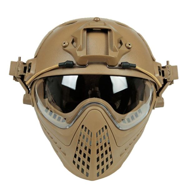 cycling helmets style safety helmet with mask outdoor for paintball (mud)
cycling helmets style safety helmet with mask outdoor for paintball (mud)