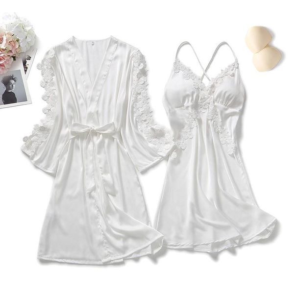satin nightdress women 2pcs robe suit silky sleepwear nighty&bathrobe lace kimono gown nightgown casual intimate lingerie women's, Black;red
satin nightdress women 2pcs robe suit silky sleepwear nighty&bathrobe lace kimono gown nightgown casual intimate lingerie women's, Black;red