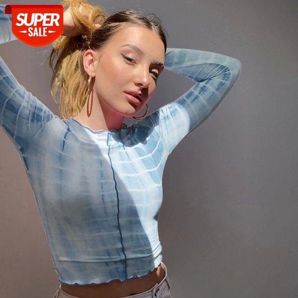 women t-shirt summer slim elegant tie-dye plaid gothic print long sleeve fashion streetwear casual o-neck female basic tee chic #oy6r, White
women t-shirt summer slim elegant tie-dye plaid gothic print long sleeve fashion streetwear casual o-neck female basic tee chic #oy6r, White