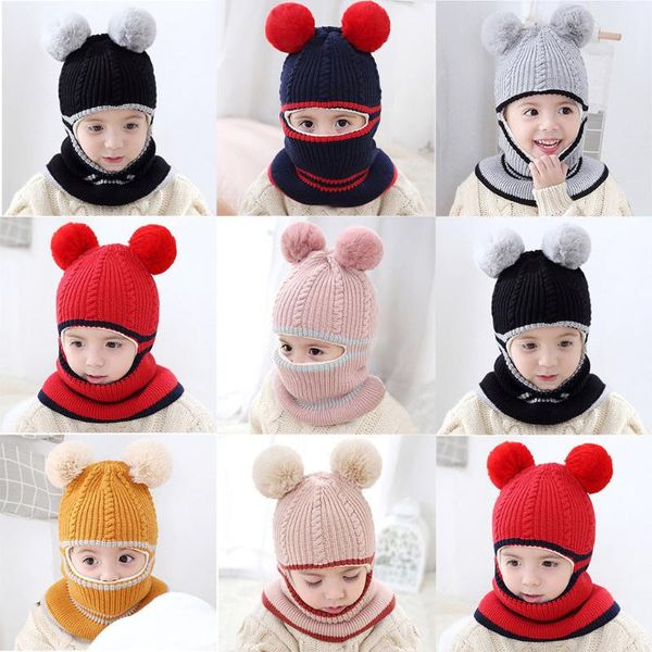 born baby hat scarf set toddler kids boys girl pompon winter warm knit crochet beanie cap children caps & hats, Yellow
born baby hat scarf set toddler kids boys girl pompon winter warm knit crochet beanie cap children caps & hats, Yellow
