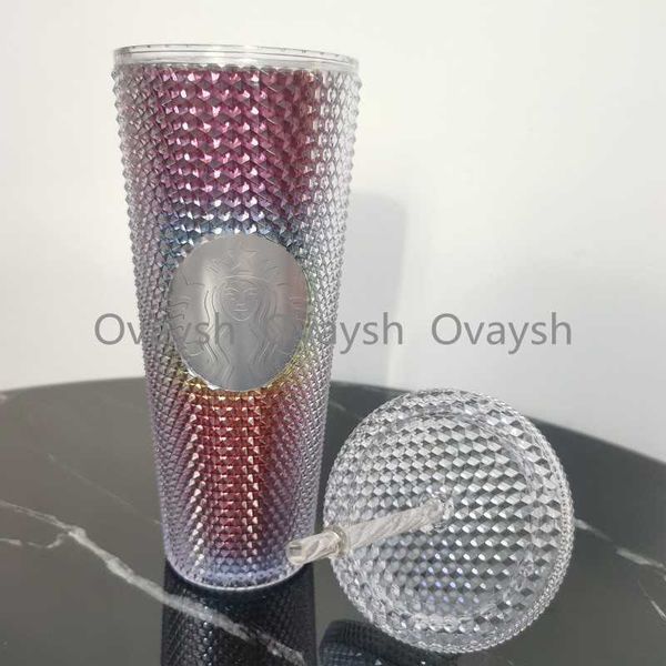 2021 starbucks double pink durian laser straw cup 710ml tumblers mermaid plastic cold water coffee cups gift mug157g
2021 starbucks double pink durian laser straw cup 710ml tumblers mermaid plastic cold water coffee cups gift mug157g