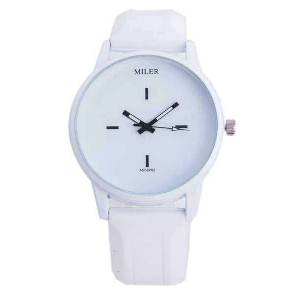 wristwatches white&black dial silicone watches women men students dress quartz wristwatch a503902, Slivery;brown
wristwatches white&black dial silicone watches women men students dress quartz wristwatch a503902, Slivery;brown
