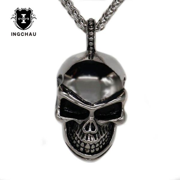 pendant necklaces punk silver color skull necklace for men/women stainless steel skeleton chain jewelry gift ls-03
pendant necklaces punk silver color skull necklace for men/women stainless steel skeleton chain jewelry gift ls-03