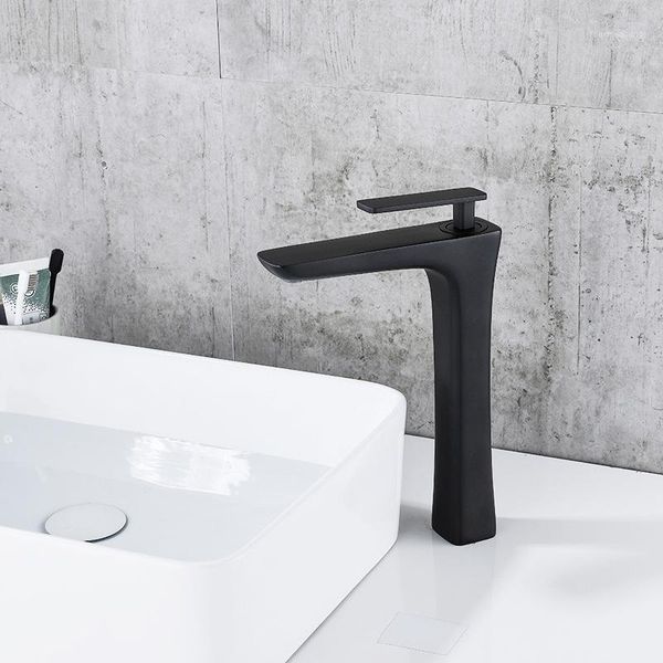 bathroom sink faucets matte black basin faucet tall single lever cold water tap deck mounted vessel mixers hole1
bathroom sink faucets matte black basin faucet tall single lever cold water tap deck mounted vessel mixers hole1