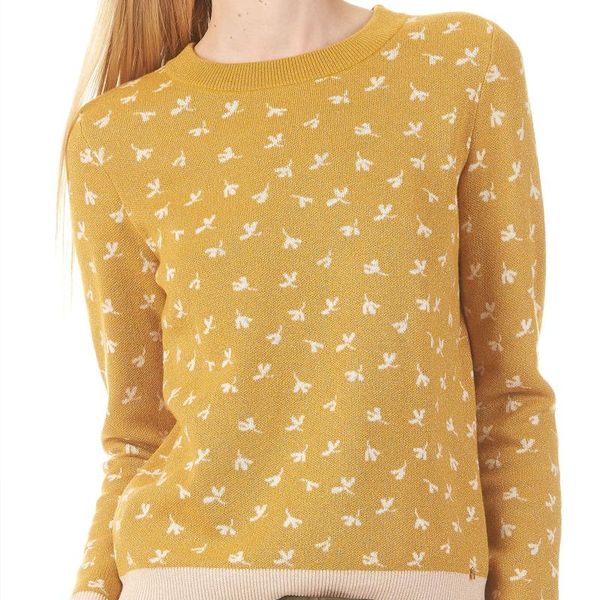women's sweaters women fashion yellow round neck long sleeves pulloverwool jacquard weave with little ecru flowers (contact to order xs, White;black
women's sweaters women fashion yellow round neck long sleeves pulloverwool jacquard weave with little ecru flowers (contact to order xs, White;black