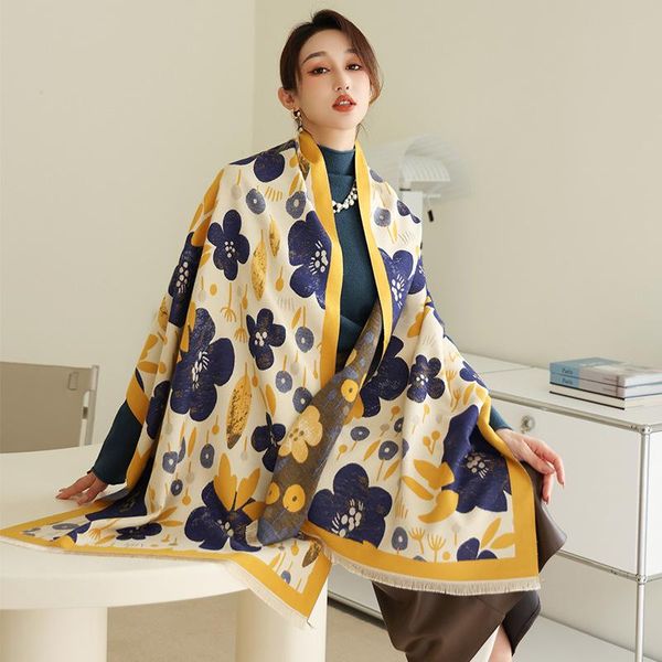 scarves winter fresh flower double-sided printing warm scarf luxury thickened cashmere shawl office blanket pashmina foulard, Blue;gray
scarves winter fresh flower double-sided printing warm scarf luxury thickened cashmere shawl office blanket pashmina foulard, Blue;gray