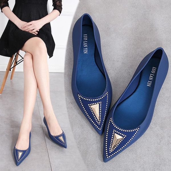 sandals summer ladies pointed toe shallow mouth jelly shoes fashion baotou flat non-slip soft bottom beach, Black
sandals summer ladies pointed toe shallow mouth jelly shoes fashion baotou flat non-slip soft bottom beach, Black