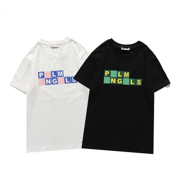summer color printing t shirt high street fashion men's and women's loose short sleeves, White;black
summer color printing t shirt high street fashion men's and women's loose short sleeves, White;black