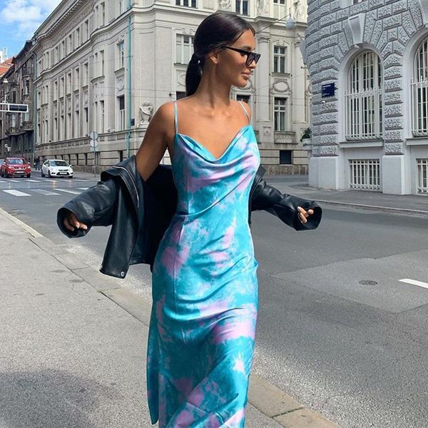 women dress tie dye printed spaghetti strap midi dresses summer holiday beach casual sleeveless vestidos streetwear, Black;gray
women dress tie dye printed spaghetti strap midi dresses summer holiday beach casual sleeveless vestidos streetwear, Black;gray