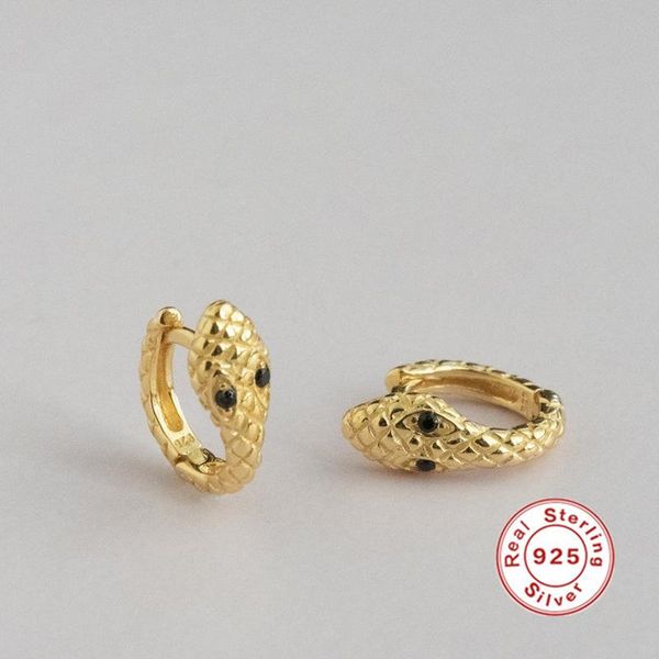 hoop & huggie 925 sterling silver samll snake earrings for women personality french daily jewelry, Golden;silver
hoop & huggie 925 sterling silver samll snake earrings for women personality french daily jewelry, Golden;silver