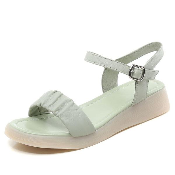 sandals fashion summer platform women genuine leather soft cow-muscle sole outside open toe beach student casual shoes, Black
sandals fashion summer platform women genuine leather soft cow-muscle sole outside open toe beach student casual shoes, Black