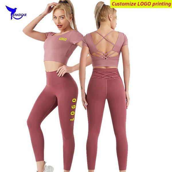 yoga outfit custom logo build in bra women sport suit workout clothes gym fitness short sleeve crop high waist leggings running set
yoga outfit custom logo build in bra women sport suit workout clothes gym fitness short sleeve crop high waist leggings running set