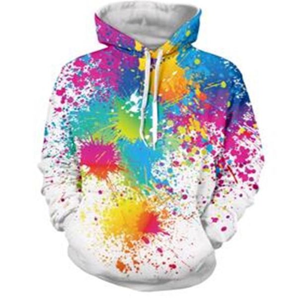 men women fashion brand hoodies paint splatter tie dye 3d all over print hip hop casual hoodie hipster rainbow hooded sweatshirt men's, Black
men women fashion brand hoodies paint splatter tie dye 3d all over print hip hop casual hoodie hipster rainbow hooded sweatshirt men's, Black