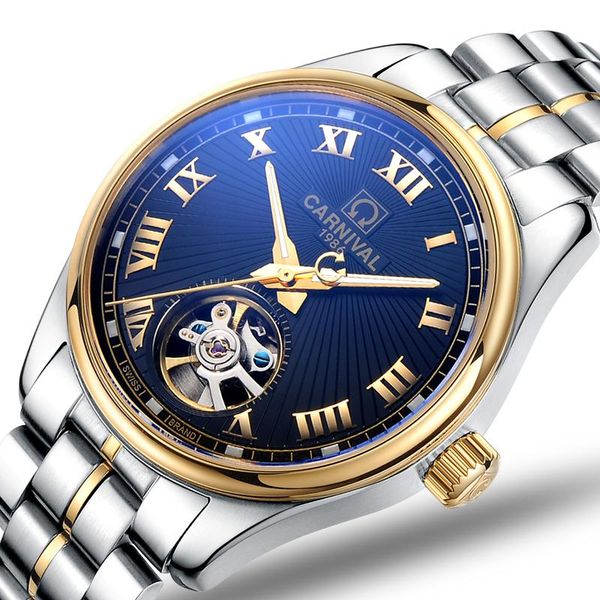 carnival men watches automatic mechanical sapphire tourbillion reloj hombre waterproof wristwatches c8660-4, Slivery;brown
carnival men watches automatic mechanical sapphire tourbillion reloj hombre waterproof wristwatches c8660-4, Slivery;brown