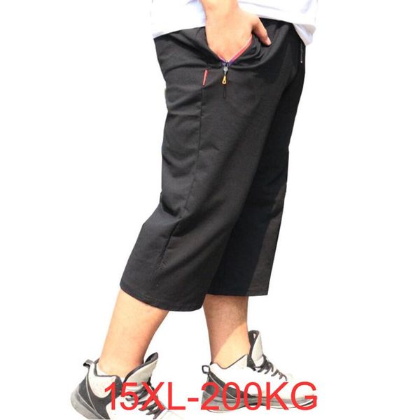 men's pants summer men sports shorts zipper 14xl10x 15xl comfortable breathable loose elasticity thin knee length short 200kg, Black
men's pants summer men sports shorts zipper 14xl10x 15xl comfortable breathable loose elasticity thin knee length short 200kg, Black