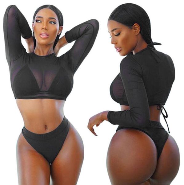 2021 new mesh three piece bikinis set semi hollow bikini cheeky biquini swimsuit swimwear women bathing suitby air
2021 new mesh three piece bikinis set semi hollow bikini cheeky biquini swimsuit swimwear women bathing suitby air