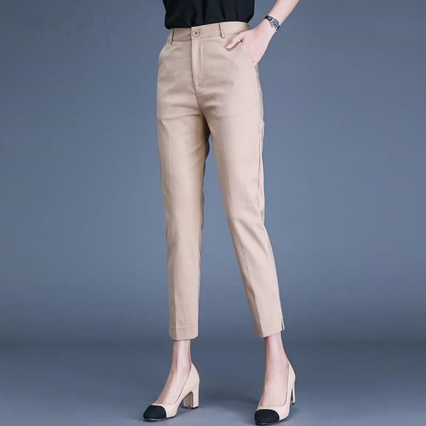 trousers women 2021 ankle-length capris female leggings pantalon femme workwear slim high waist elastic casual woman pants women's &, Black;white
trousers women 2021 ankle-length capris female leggings pantalon femme workwear slim high waist elastic casual woman pants women's &, Black;white