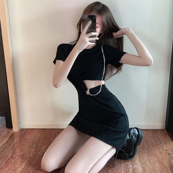 casual dresses 2021 summer korean temperament high waist tight bag hip hollow out one piece fashion women's clothing dress, Black;gray
casual dresses 2021 summer korean temperament high waist tight bag hip hollow out one piece fashion women's clothing dress, Black;gray