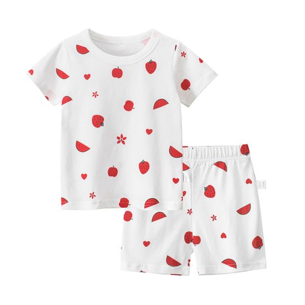 kid clothes 2021 summer new home wear suit girls clothes girls short sleeve t-shirt pants two sets cotton cute sleepwear, White
kid clothes 2021 summer new home wear suit girls clothes girls short sleeve t-shirt pants two sets cotton cute sleepwear, White