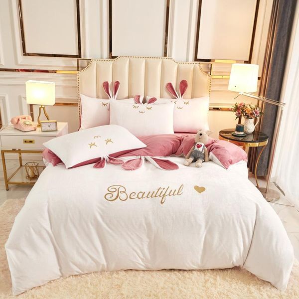 bedding sets michiko 2021 crystal velvet embroidery craft four-piece set series
bedding sets michiko 2021 crystal velvet embroidery craft four-piece set series