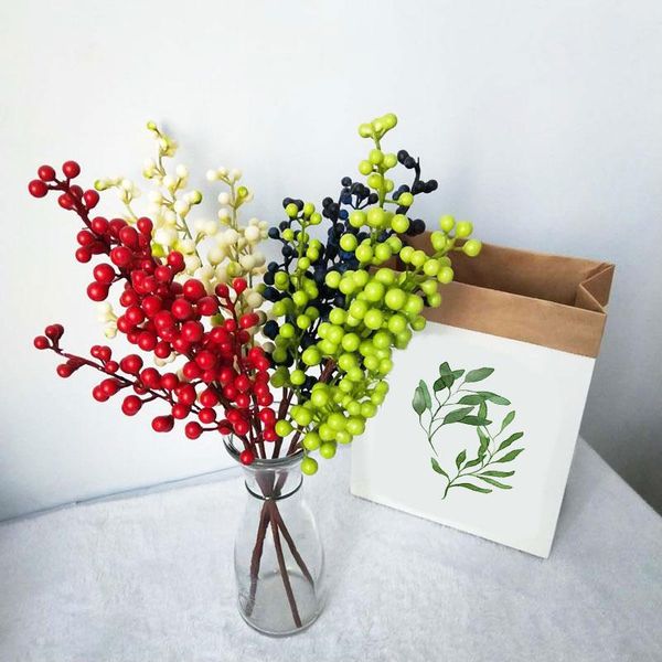 christmas red berry artificial flower 5 branches fake berries wreath handmade accessories home year decorations decorative flowers & wreaths
christmas red berry artificial flower 5 branches fake berries wreath handmade accessories home year decorations decorative flowers & wreaths