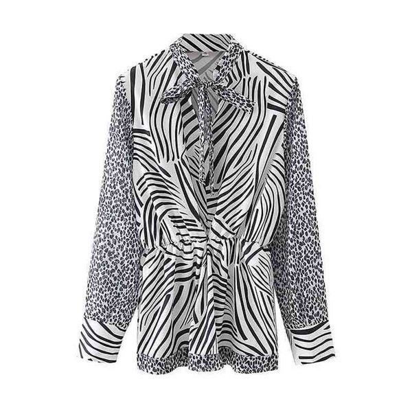 elegant women leopard patchwork shirts fashion ladies bow collar streetwear female chic zebra-stripe blouses 210527, White
elegant women leopard patchwork shirts fashion ladies bow collar streetwear female chic zebra-stripe blouses 210527, White