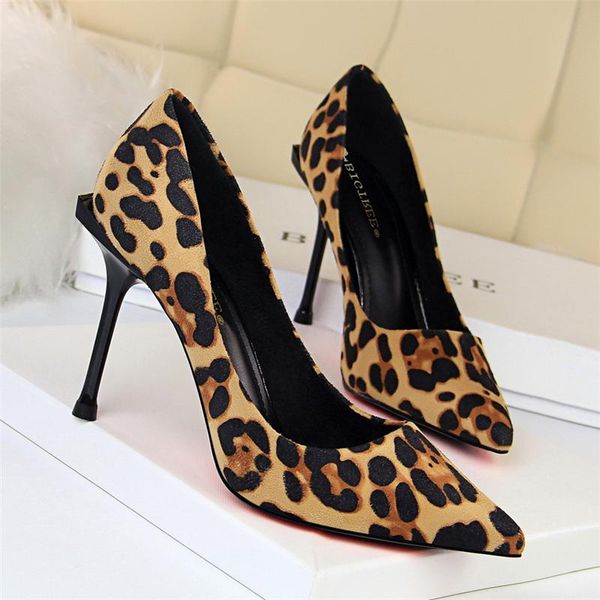 dress shoes 2021 spring luxury women 10cm high heels leopard pumps tacones vintage suede cheetah print plus size party, Black
dress shoes 2021 spring luxury women 10cm high heels leopard pumps tacones vintage suede cheetah print plus size party, Black