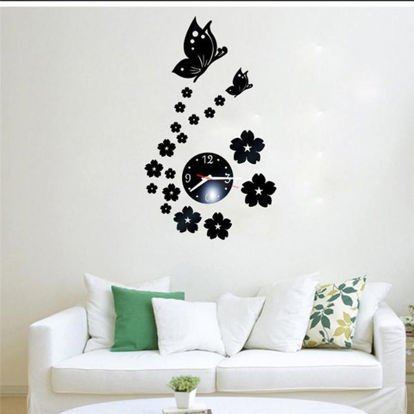 wall clocks quality 2021 butterfly removable diy acrylic 3d mirror sticker decorative clock drop &925
wall clocks quality 2021 butterfly removable diy acrylic 3d mirror sticker decorative clock drop &925