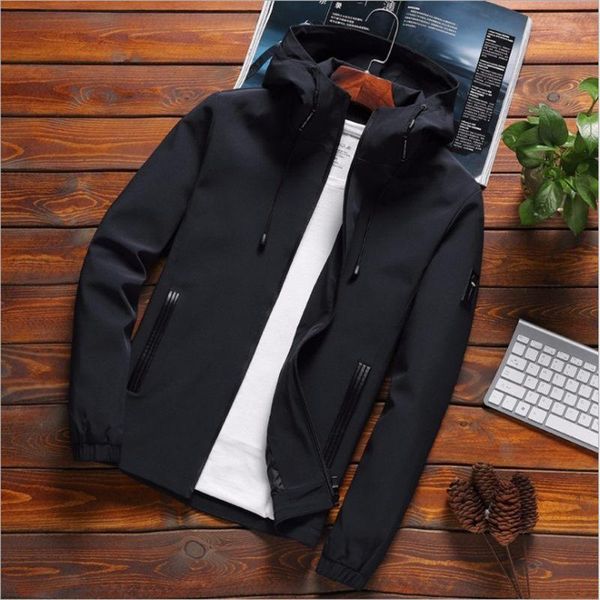men's jackets spring autumn solid men zipper arrival casual brand hooded jacket fashion outwear slim fit coat, Black;brown
men's jackets spring autumn solid men zipper arrival casual brand hooded jacket fashion outwear slim fit coat, Black;brown