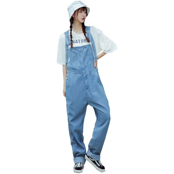 women's jeans high waist loose denim bib female retro port wind wide leg suspender jumpsuit / light blue overalls size 26-42 44 46
women's jeans high waist loose denim bib female retro port wind wide leg suspender jumpsuit / light blue overalls size 26-42 44 46