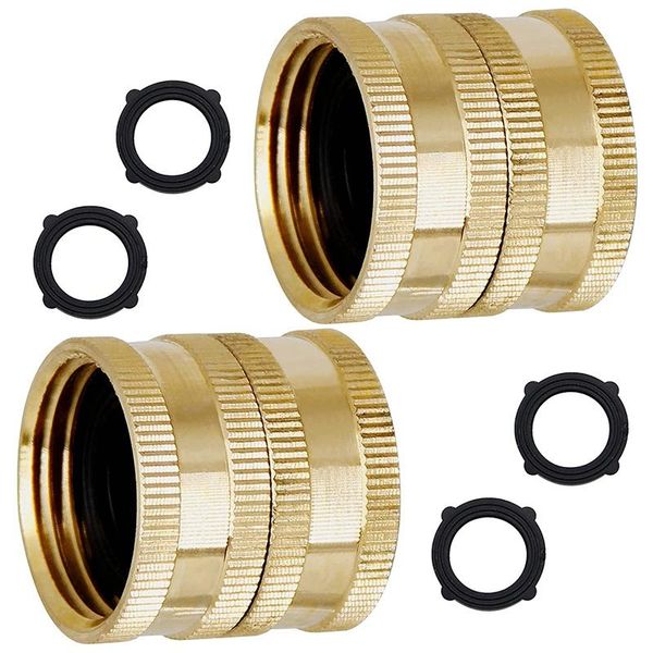 watering equipments 3/4 inch heavy duty brass garden hose adapter with dual swivel for male to hose, double female
watering equipments 3/4 inch heavy duty brass garden hose adapter with dual swivel for male to hose, double female