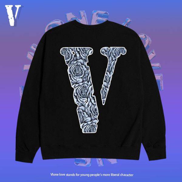 long 2021 brand v hoodie love fashion brand flower creative big sweater men's spring and autumn thin ins youth pullover, Black
long 2021 brand v hoodie love fashion brand flower creative big sweater men's spring and autumn thin ins youth pullover, Black