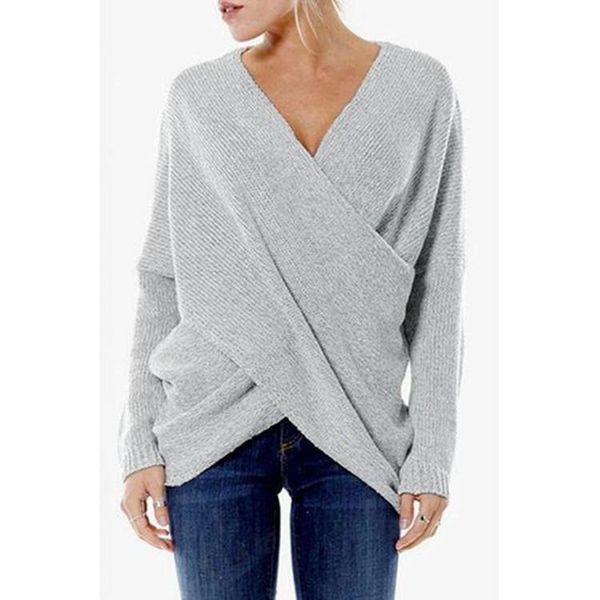 women's sweaters v neck cross knitted winter sweater 2021 women fashion long sleeve ladies pullover female autumn casual jumper plus si, White;black
women's sweaters v neck cross knitted winter sweater 2021 women fashion long sleeve ladies pullover female autumn casual jumper plus si, White;black