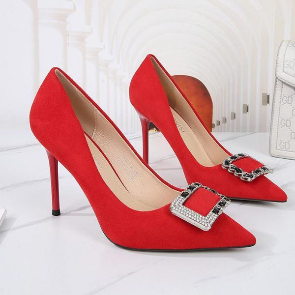 dress shoes odinokov 2021 women pumps suede high heels fashion office stiletto party female comfort, Black
dress shoes odinokov 2021 women pumps suede high heels fashion office stiletto party female comfort, Black