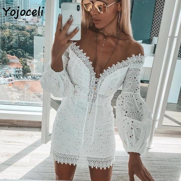 yojoceli 2021 off shoulder lace dress women crochet party club mini bodcyon autumn hollow out vestidos casual dresses, Black;gray
yojoceli 2021 off shoulder lace dress women crochet party club mini bodcyon autumn hollow out vestidos casual dresses, Black;gray