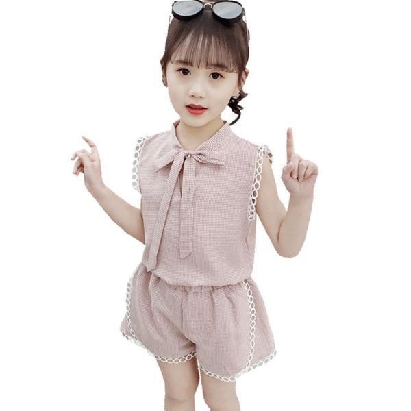 clothing sets children clothes plaid vest + short for girls summer kids casual style children's girl, White
clothing sets children clothes plaid vest + short for girls summer kids casual style children's girl, White