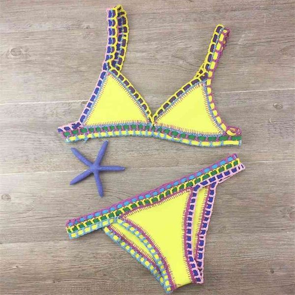 bikinis summer women swimsuit hand crocheted bikini set swimwear beach bathing suit biquini female monokini 210324, White;black
bikinis summer women swimsuit hand crocheted bikini set swimwear beach bathing suit biquini female monokini 210324, White;black