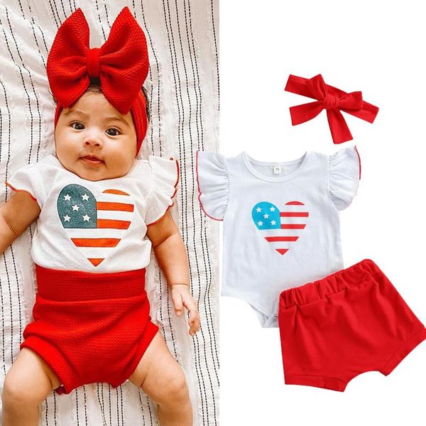 clothing sets independence days summer cute baby girls boys clothes ruffles short sleeve printed romper shorts headband, White
clothing sets independence days summer cute baby girls boys clothes ruffles short sleeve printed romper shorts headband, White