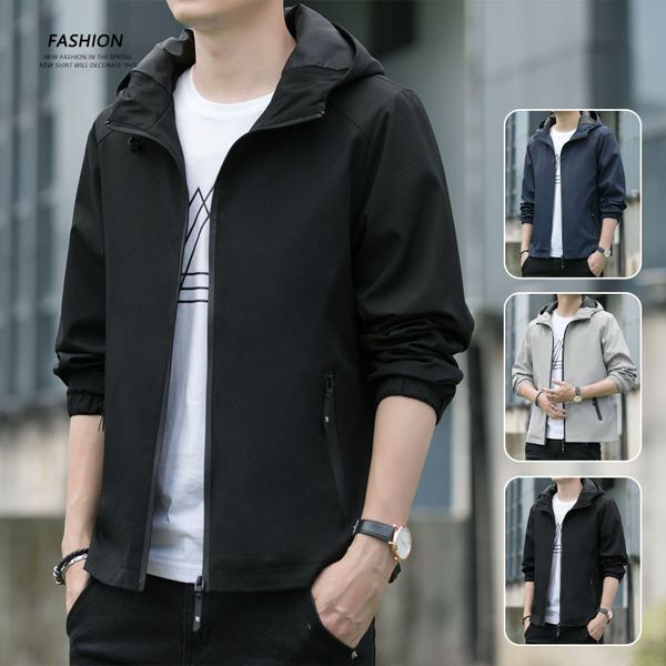 men's spring and korean coat 2021 men's autumn casual fashion brand baseball et, Black;brown
men's spring and korean coat 2021 men's autumn casual fashion brand baseball et, Black;brown