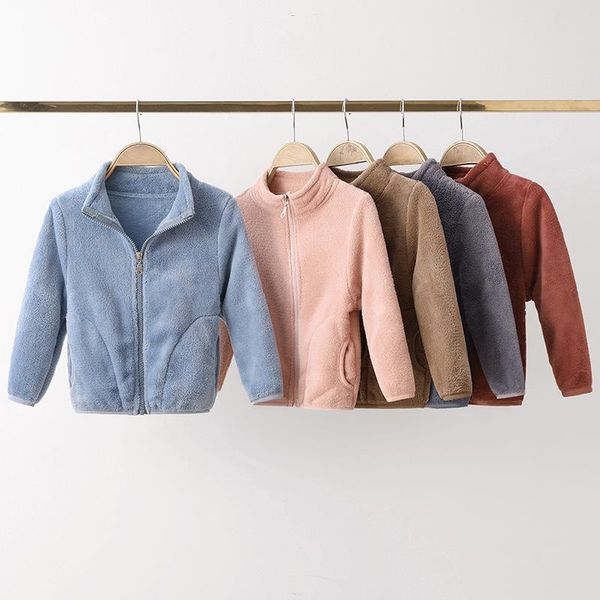 jackets infant baby boys girls fleece zipper up coat outwear overcoat children kids warm fall winter outerwear clothes, Blue;gray
jackets infant baby boys girls fleece zipper up coat outwear overcoat children kids warm fall winter outerwear clothes, Blue;gray