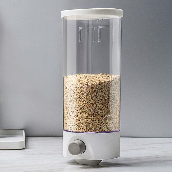 storage bottles & jars d08d wall mounted automatic rice cereal dispenser plastic transparent grain box kitchen food tank
storage bottles & jars d08d wall mounted automatic rice cereal dispenser plastic transparent grain box kitchen food tank