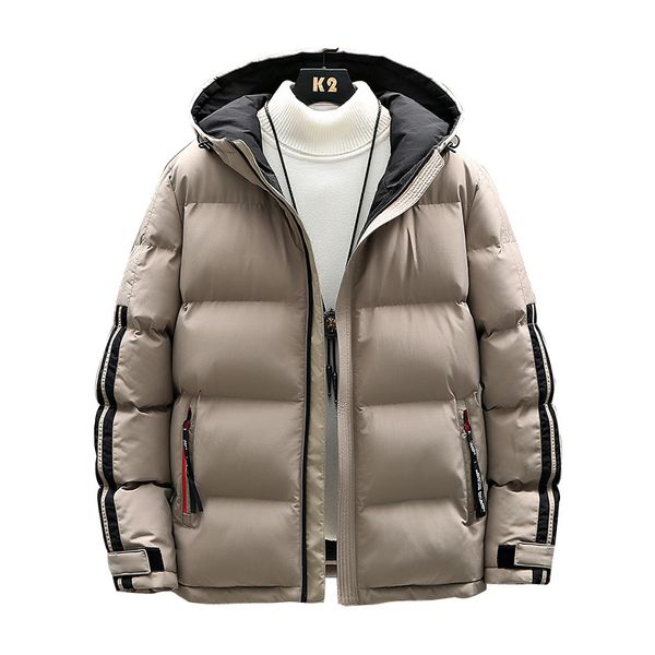 men's down & parkas winter with cotton-quilted hoodie man's jacket in bundled warm casual youth streetwear men's clothes 39n, Black
men's down & parkas winter with cotton-quilted hoodie man's jacket in bundled warm casual youth streetwear men's clothes 39n, Black