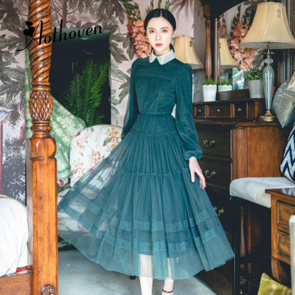 casual dresses 2021 spring maxi dress turn-down collar long sleeve gauze diamonds women office lady party vintage bandage, Black;gray
casual dresses 2021 spring maxi dress turn-down collar long sleeve gauze diamonds women office lady party vintage bandage, Black;gray