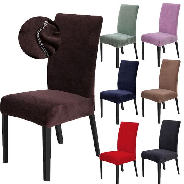 plush solid color chair cover kitchen living room for wedding family gathering elastic 1/2/4/6 pcs covers
plush solid color chair cover kitchen living room for wedding family gathering elastic 1/2/4/6 pcs covers