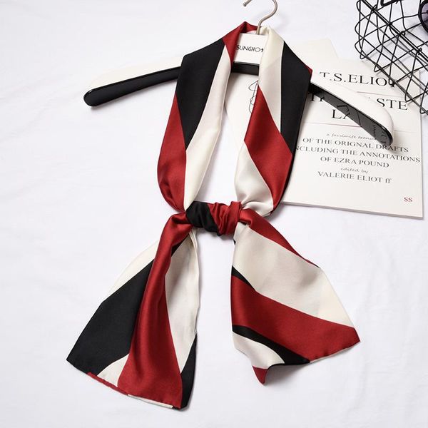 scarves women ribbon silk scarf striped dot geometric patchwork print girl neckerchief hair band bag handle wraps small neck, Blue;gray
scarves women ribbon silk scarf striped dot geometric patchwork print girl neckerchief hair band bag handle wraps small neck, Blue;gray