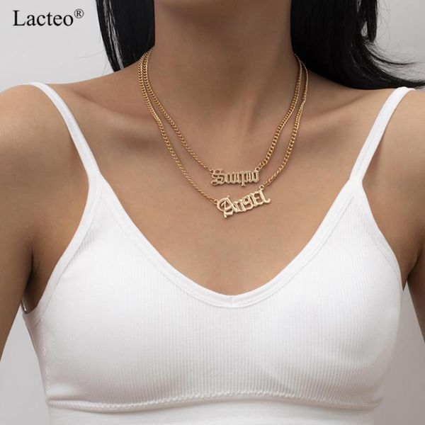 lacteo vintage single zodiac angel metal pendant necklace jewelry for women hip hop double layered chain choker unusual necklaces, Silver
lacteo vintage single zodiac angel metal pendant necklace jewelry for women hip hop double layered chain choker unusual necklaces, Silver