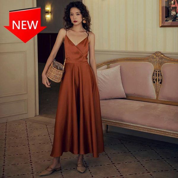 casual dresses strapless backless satin solid vintage dress 2021 women spring summer sundress strap beach holiday, Black;gray
casual dresses strapless backless satin solid vintage dress 2021 women spring summer sundress strap beach holiday, Black;gray